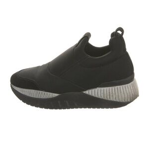 Black Slip-On Sneakers by Emporio Armani